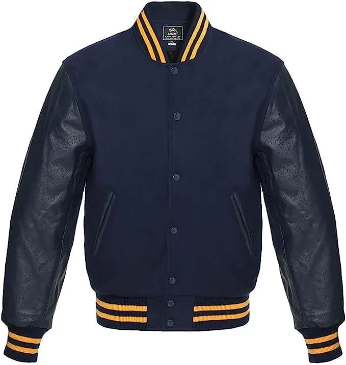 Griffins Varsity Letterman Baseball Bomber Jackets Genuine Leather Sleeves & Multi Wool Color Options
