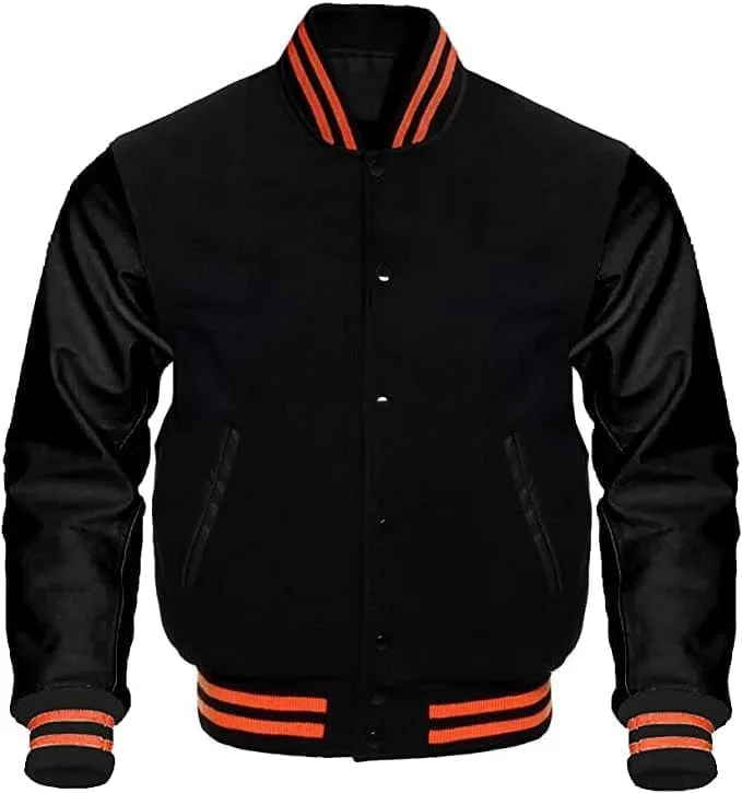 Griffins Varsity Letterman Baseball Bomber Jackets Genuine Leather Sleeves & Multi Wool Color Options