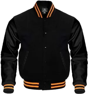 Griffins Varsity Letterman Baseball Bomber Jackets Genuine Leather Sleeves & Multi Wool Color Options