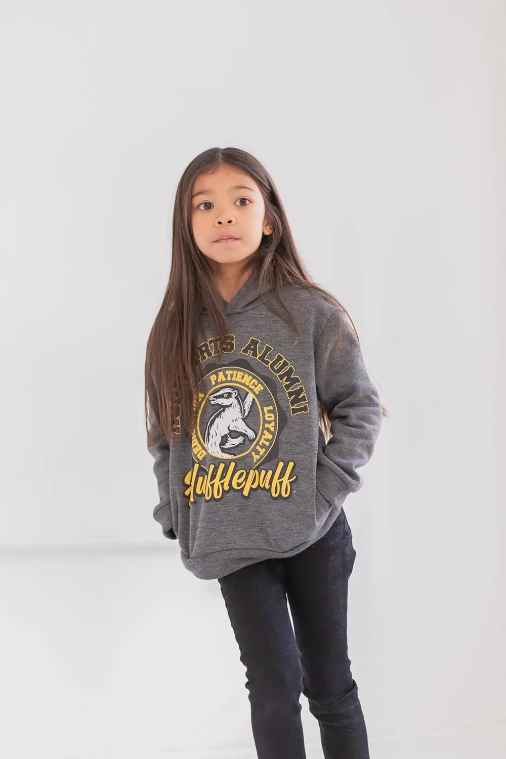 Harry Potter Gryffindor Slyttherin Ravenclaw Hufflepuff Fleece Pullover Hoodie Toddler to Big Kid