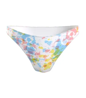 High Leg Cheeky Bikini Bottom Multi