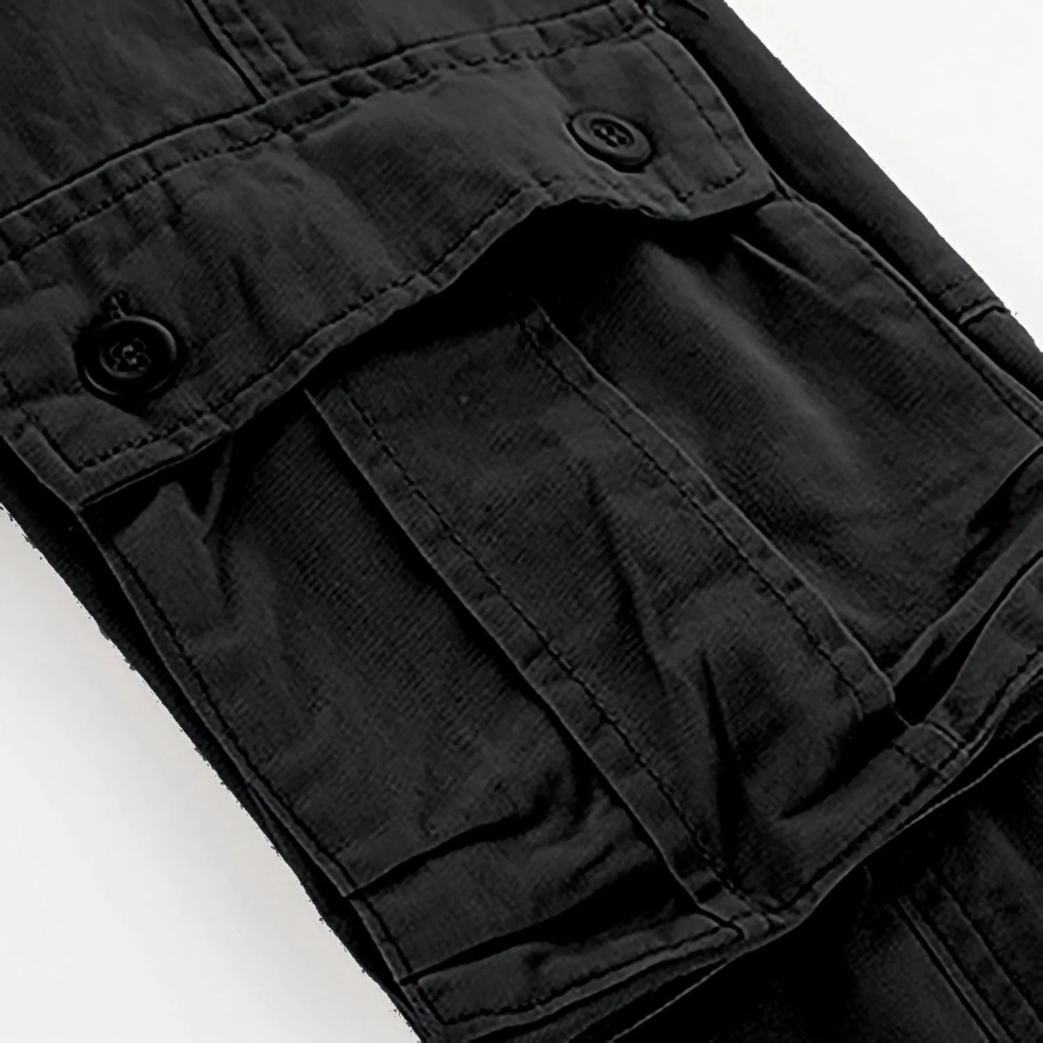 Hiking Drawstring Pants with Multi Pockets Wear Trousers Work Pants 6 Full Men's Cargo Cargo Pocket Outdoor Apparel