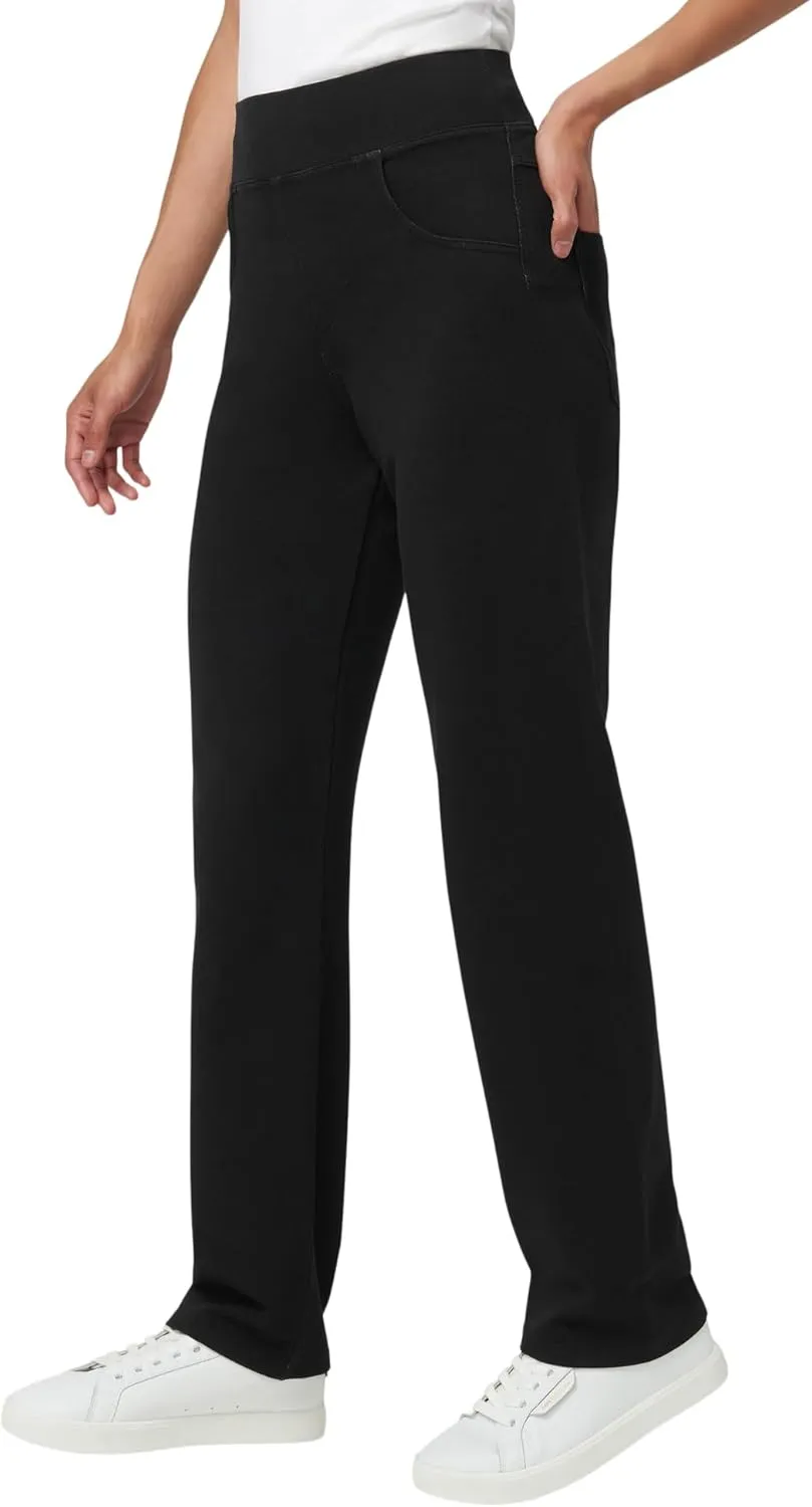 HUE Women's Super Soft Stretch High Rise Denim Leggings, No Side Seams
