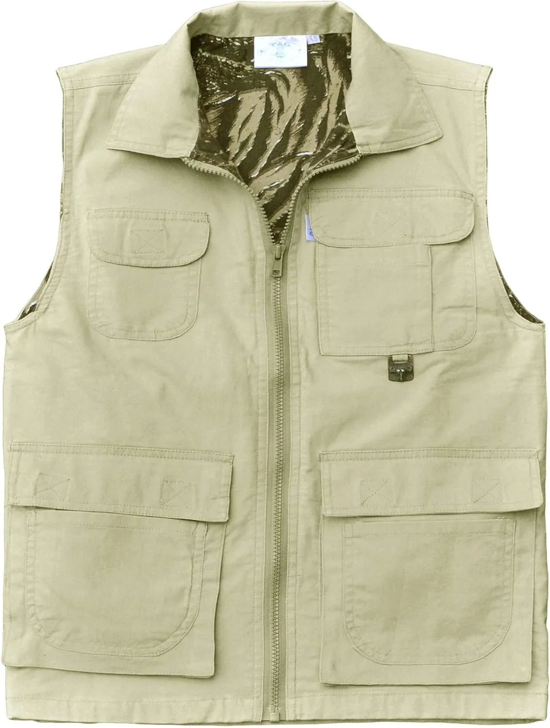 Hunting Safari Vest for Women, 100% Cotton, Utility Outerwear, Multi Pocket, for Hiking, Photography, Fishing