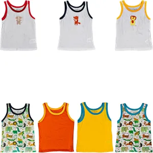ITALIAN APPAREL - Toddler & Boys and Girls Shirts Tank TOP - 100% Cotton Imported Kids Uniforms Clothes Tshirts Underwear