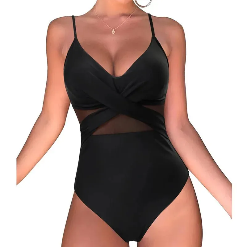 Ivyshape | Black Push-Up Bikini Swimwear for Women