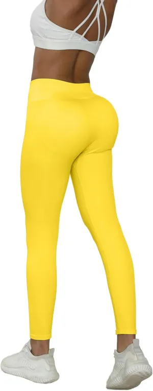 JQ JQAMAZING Seamless Scrunch Workout Leggings for Women Buttery Soft Gym Yoga Pants Opaque Tights