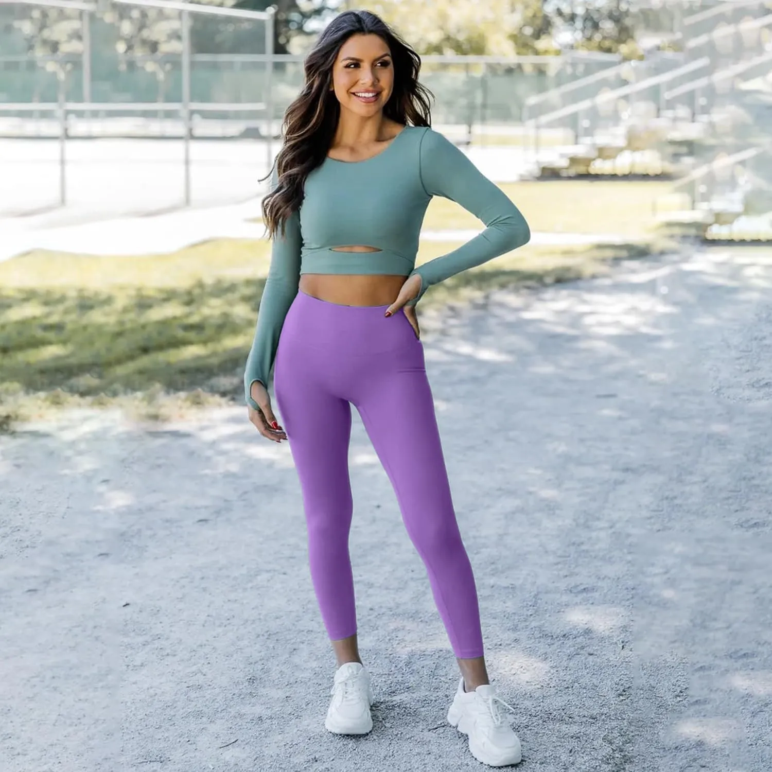 JQ JQAMAZING Seamless Scrunch Workout Leggings for Women Buttery Soft Gym Yoga Pants Opaque Tights