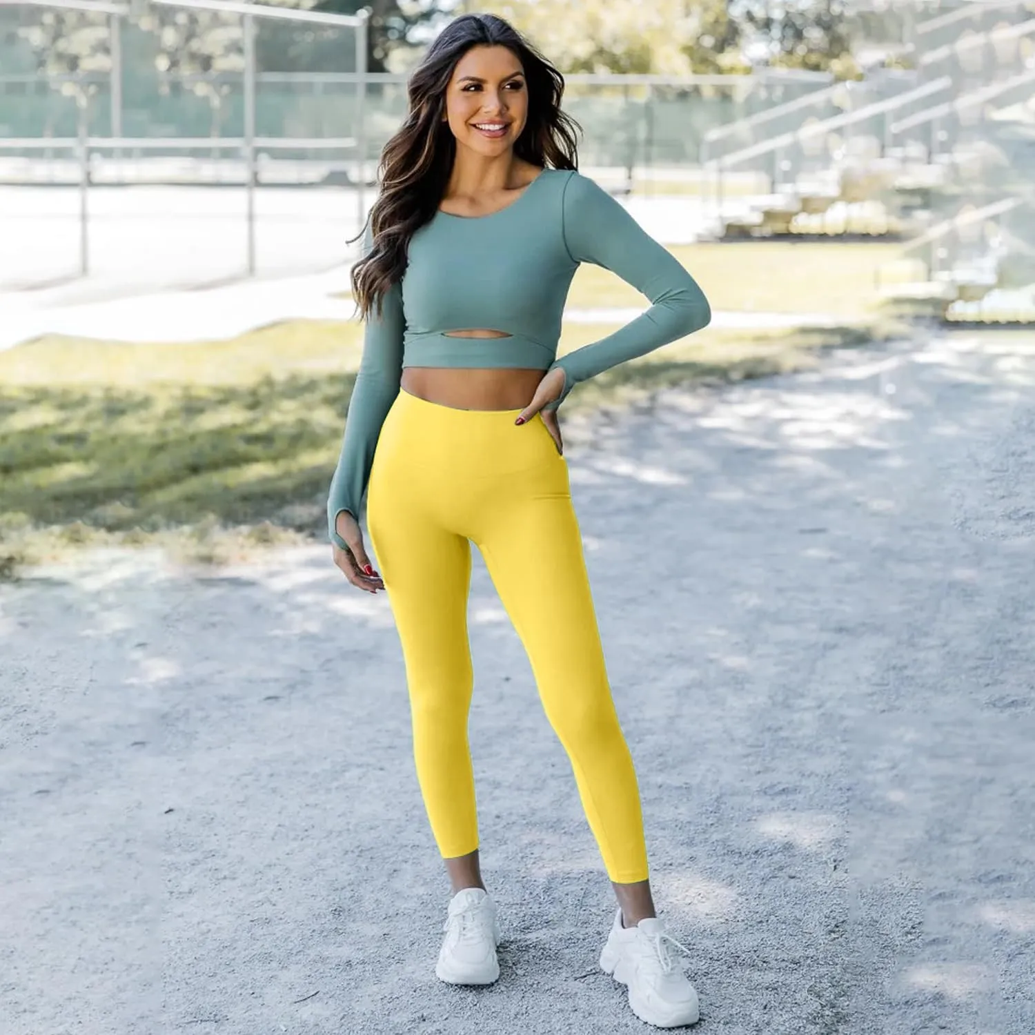 JQ JQAMAZING Seamless Scrunch Workout Leggings for Women Buttery Soft Gym Yoga Pants Opaque Tights