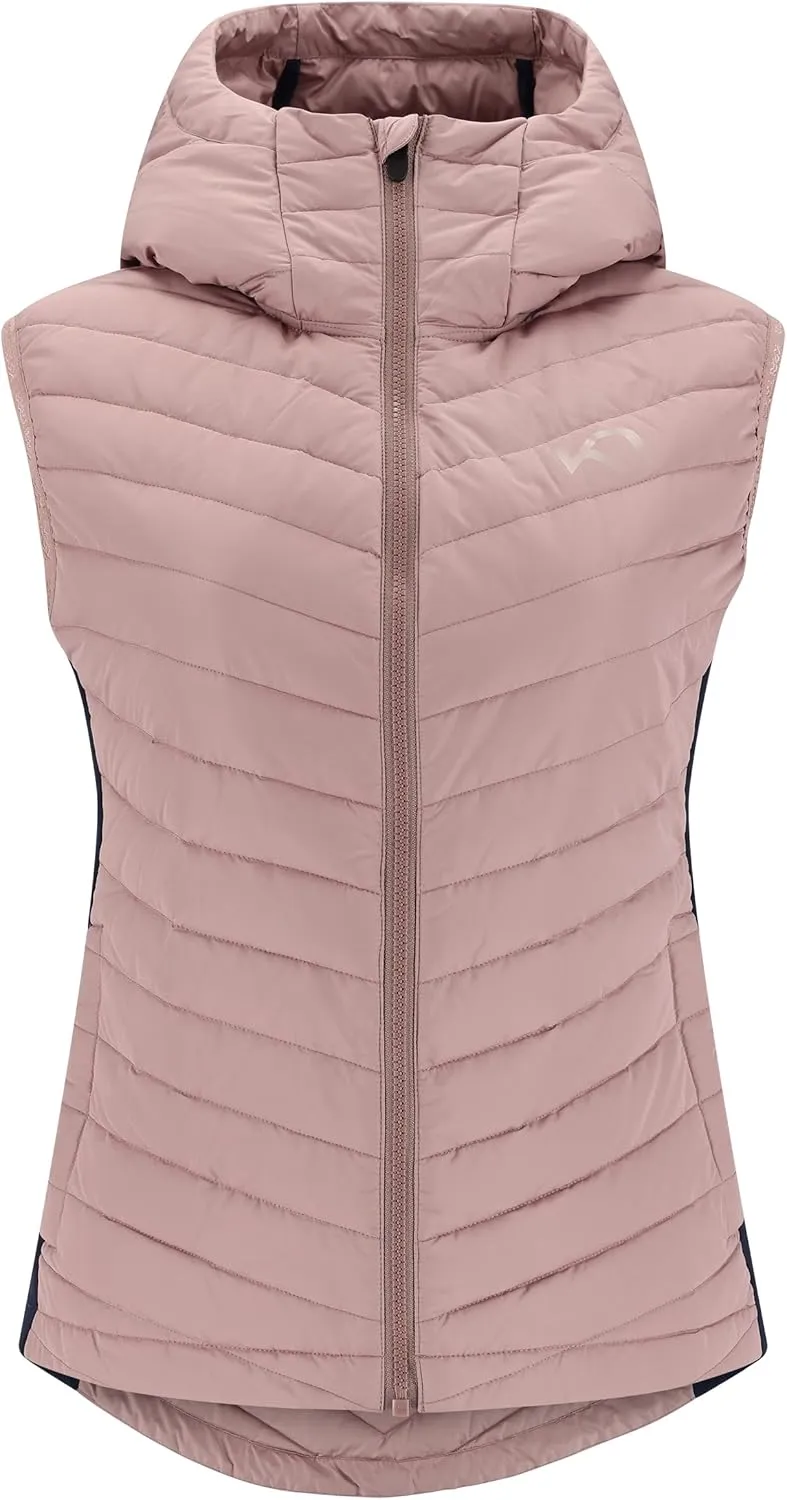 Kari Traa Eva Women's Down Vest, Lightweight Winter Jacket Women, Water-Resistant Down Jacket with Hood, Winter Outerwear