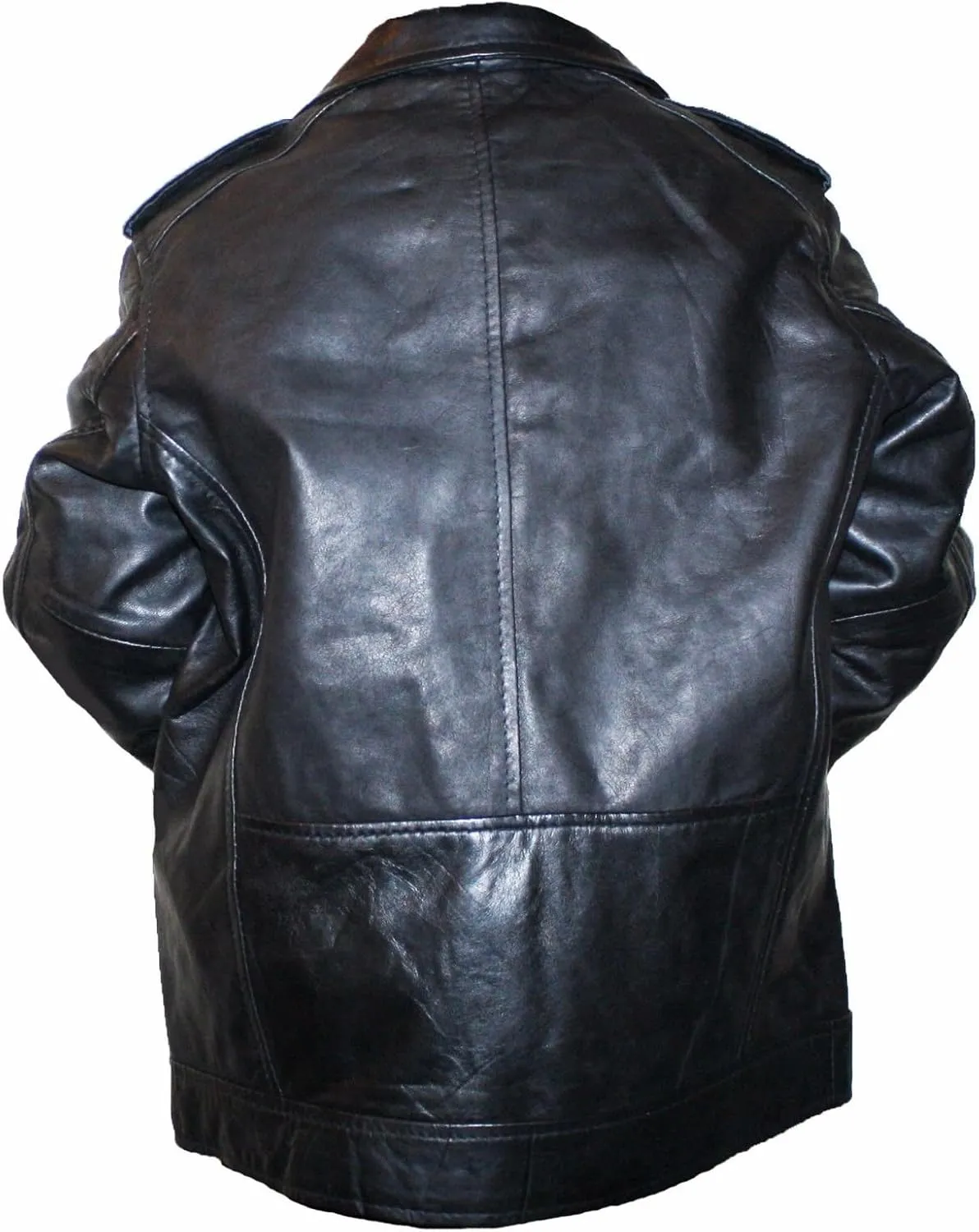 Kids Unixes Genuine Soft Leather Jacket Outerwear Biker Jacket
