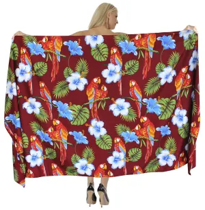 LA LEELA Women Beachwear Bikini Wrap Cover up Swimwear Bathing Suit 28 Plus Size