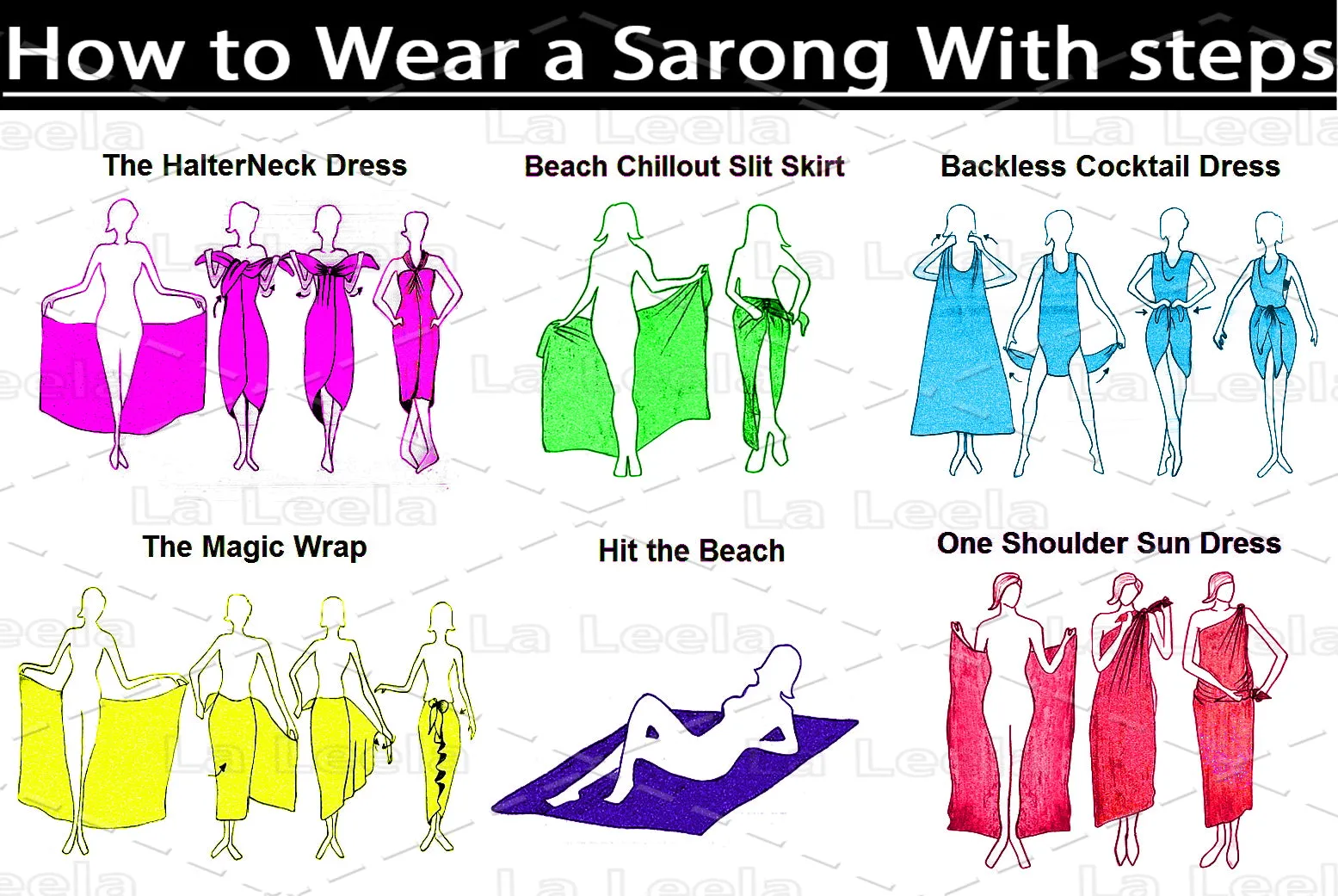 La Leela Women's Hawaiian Bikini Beach Wrap Sheer Sarong Swimming Bathing suit Beachwear Swim Dress Pareo Cover up Long 78"X42"  Beige 137734