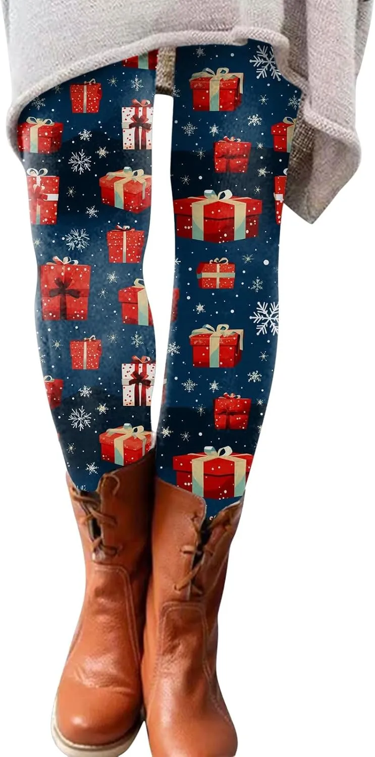 Leggings for Women Leggings Full Length Micro Elastic Fashion Soft Daily Transparent White Ash S 5XL Fall & Winter
