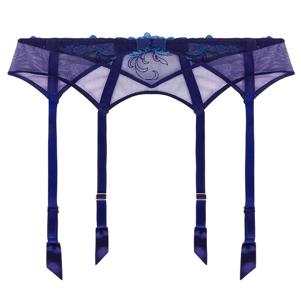 Lise Charmel 'Déesse Désirs' Midnight Blue Suspender Belt