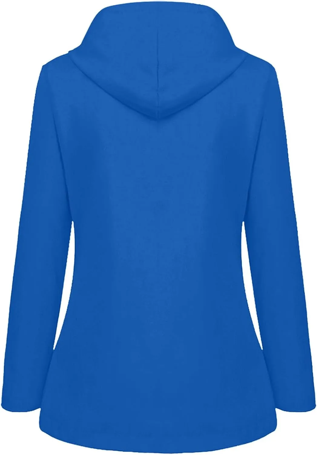 Long Rain Coat For Women Waterproof Active Outdoor Rain Jacket Lightweight Zip Up Raincoat Windbreaker With Hood