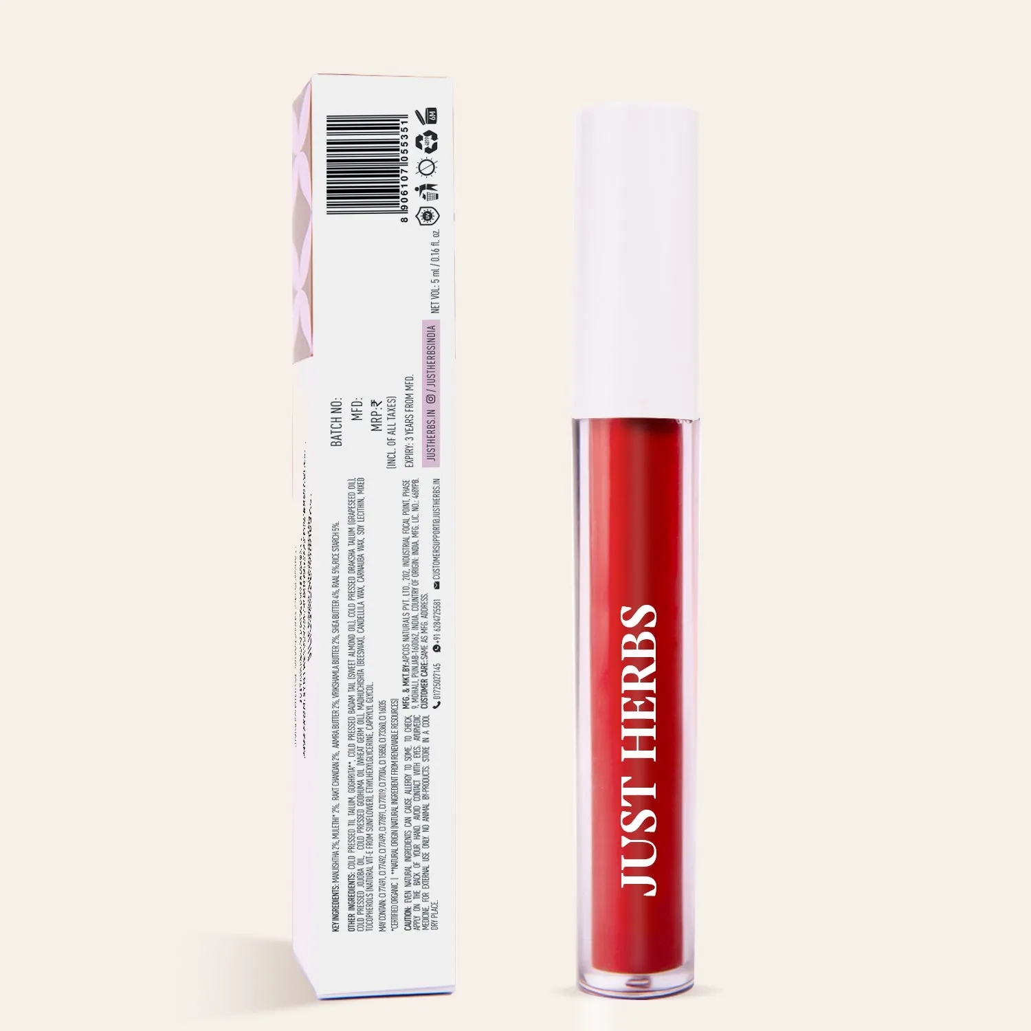 Long Stay Liquid Sindoor with Saffron and Sandalwood - 5 ml