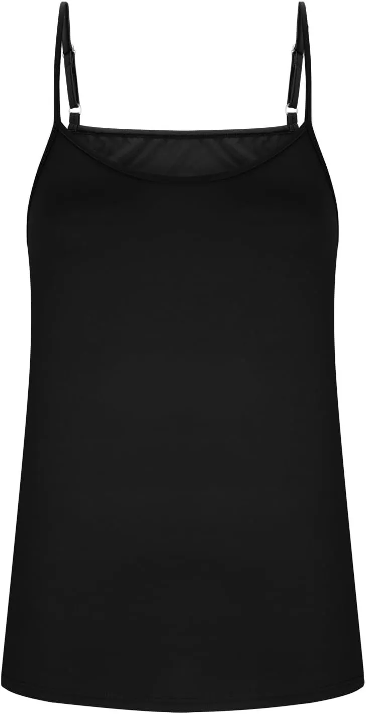 Loose Fit Vests for Ladies Summer Fall Sleeveless Spaghetti Strap Cami Tank Plain Top Vests Women 2025 Trendy