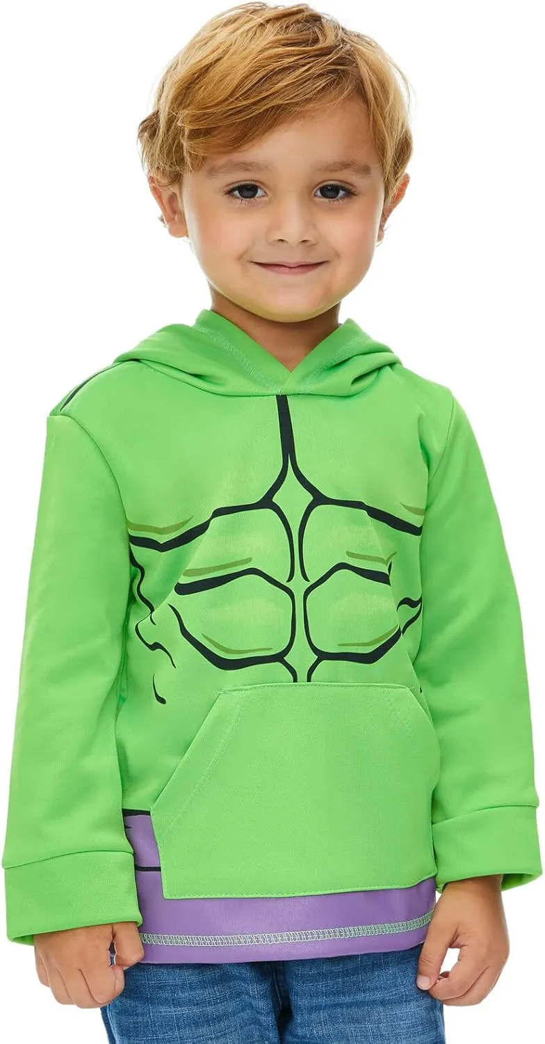 Marvel Avengers Hulk Miles Morales Spider-Man Athletic Cosplay Hoodie Toddler to Big Kid