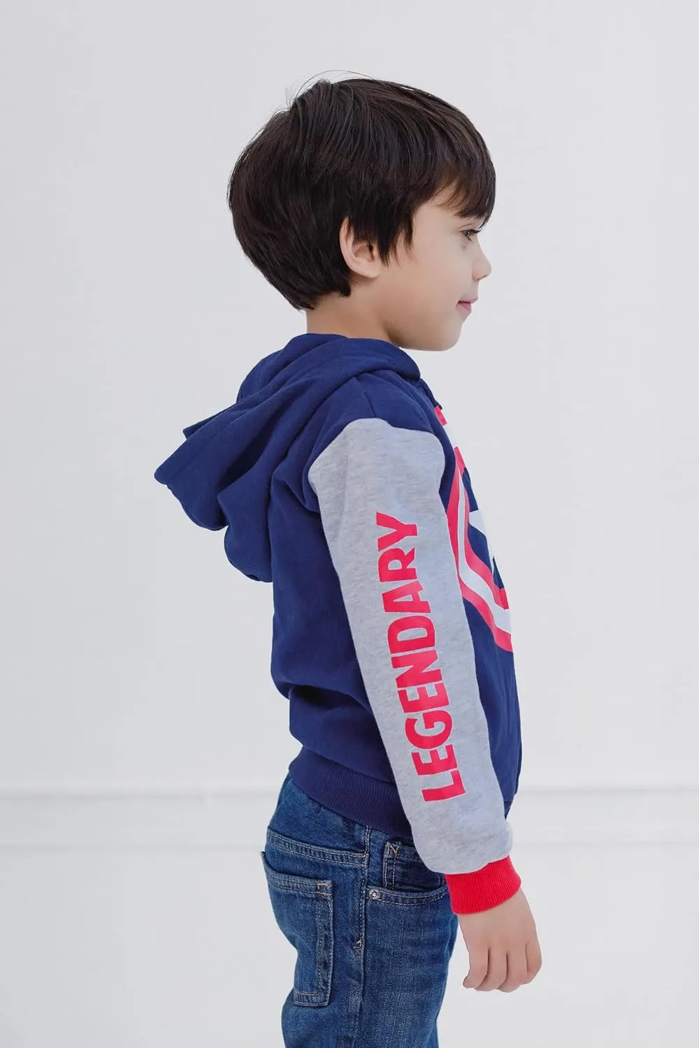 Marvel Spider-Man Avengers Fleece Zip Up Cosplay Hoodie Toddler to Big Kid Sizes (2T - 18-20)
