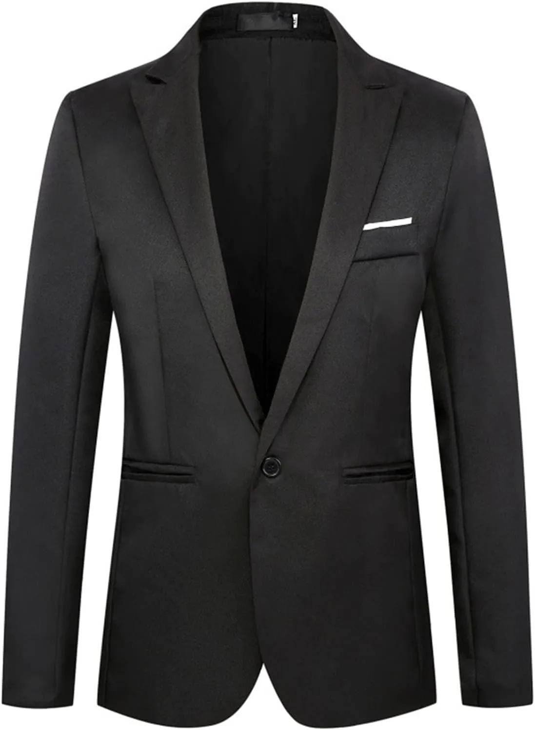 Men Blazer Slim Fit Sport Coat Casual One Button Lightweight Business Suit Jackets for Daily Party Prom Wedding Set