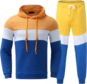 Men's 2 Pieces Casual Shirts and Pants Set Mens Casual Pants Relaxed Fit Plus Size Shirts For Men Snow Suit Men