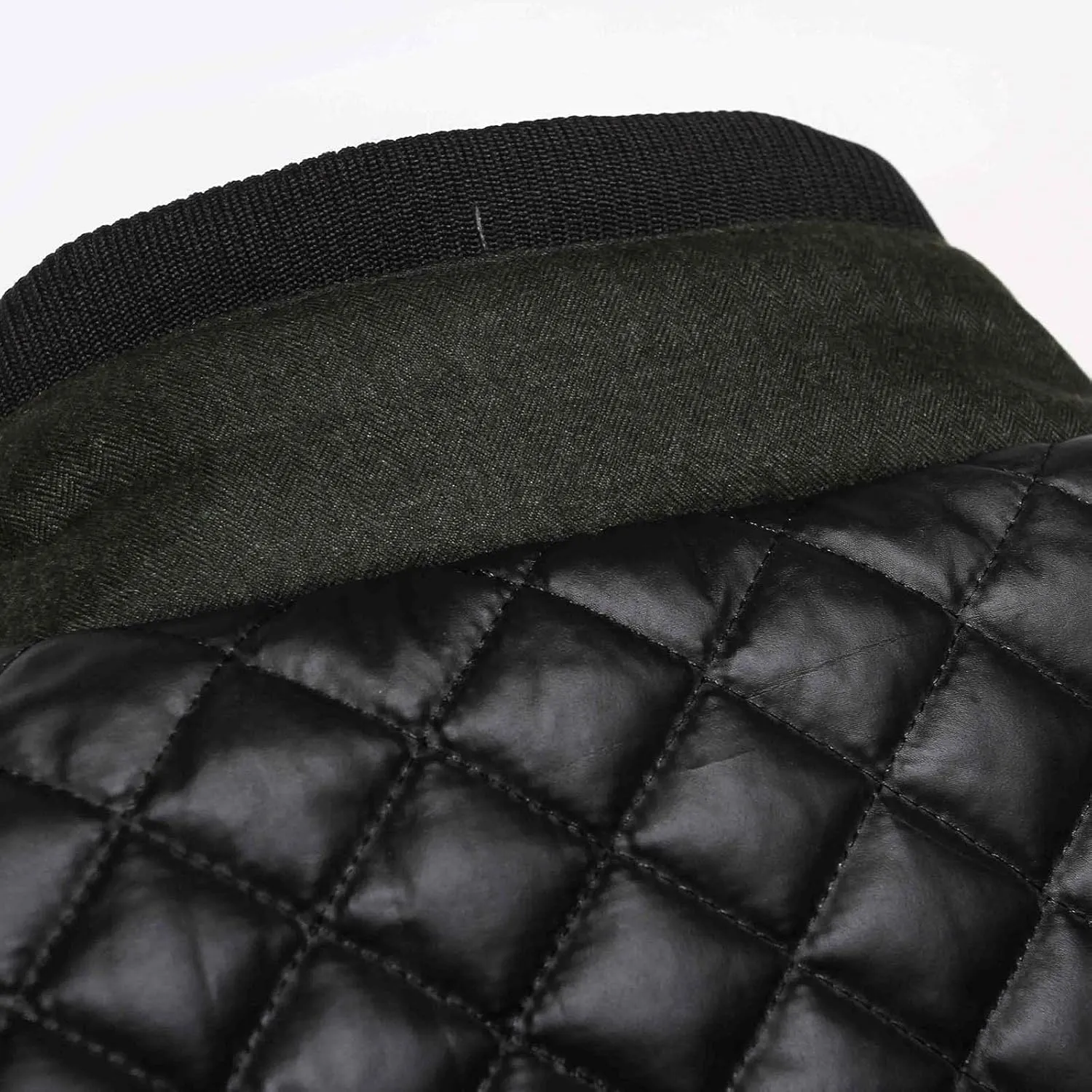 Mens Autumn And Winter Fashion Casual Diamond Coat Jacket Cotton Padded Jacket Men's Casual Jackets
