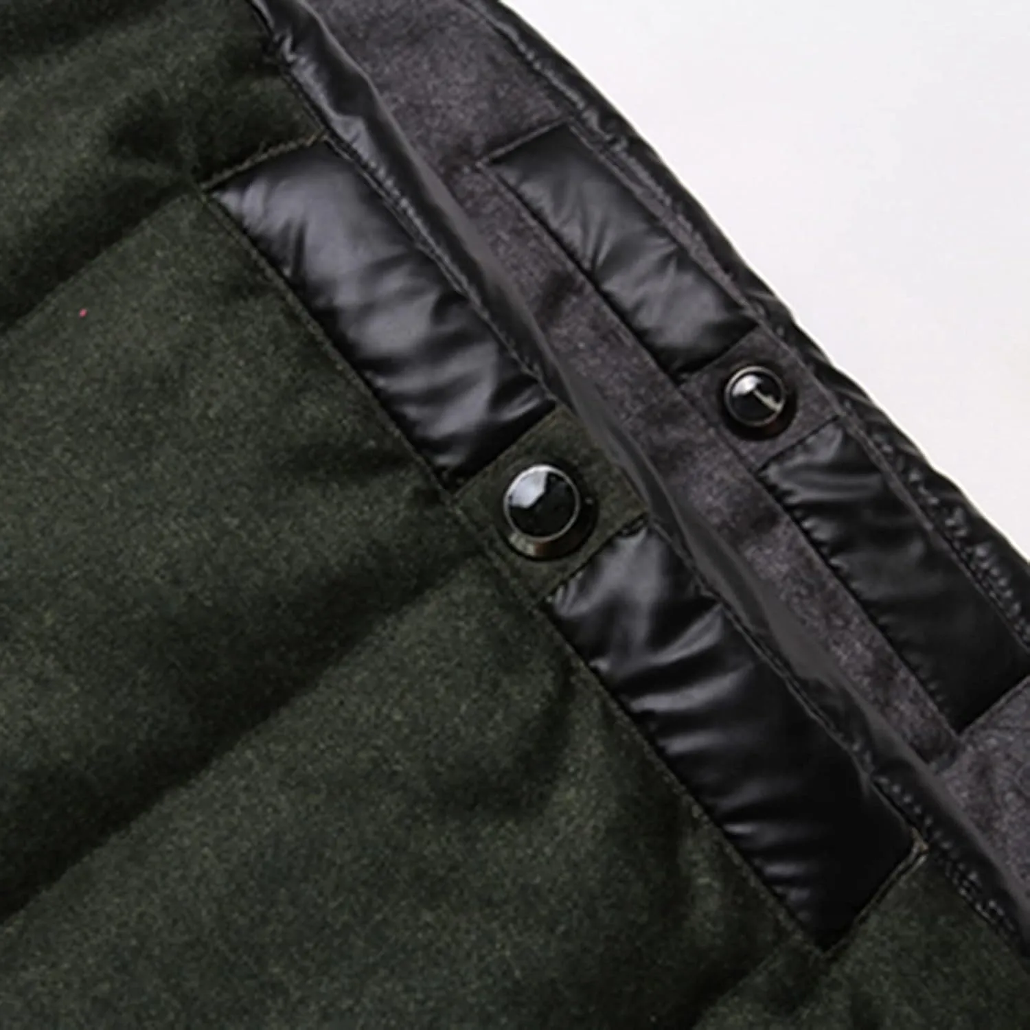 Mens Autumn And Winter Fashion Casual Diamond Coat Jacket Cotton Padded Jacket Men's Casual Jackets