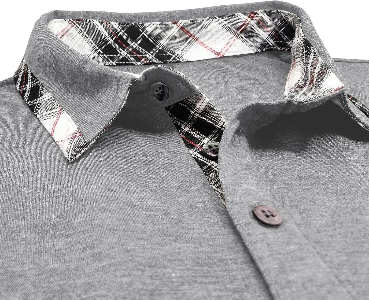 Men's Button Down Shirts Fall Winter Lapel Business Long Sleeve Shirts Solid Office Work Blouse with Front Pocket