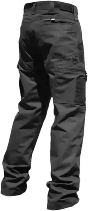 Men's Cargo Pants Multi Pockets Work Trousers Casual Outwear Straight Wear-Resisting