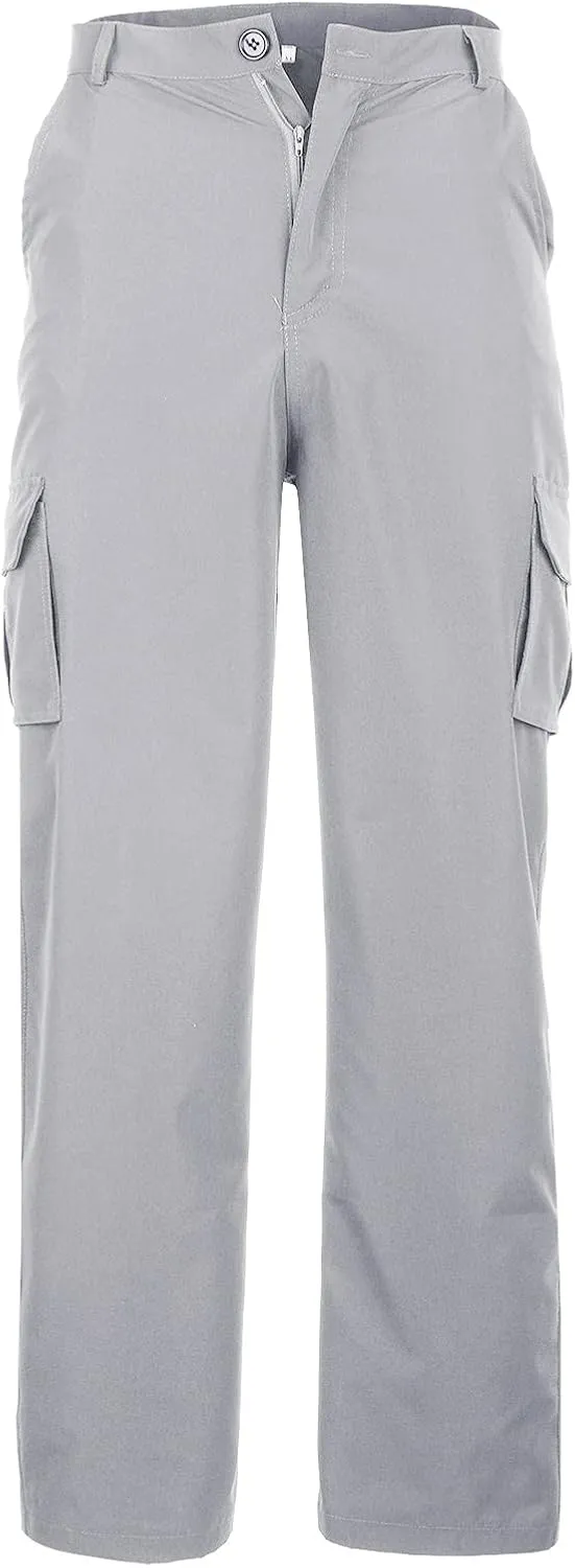 Mens Cargo Pants Relaxed Fit Tactical Pants Cargo Work Pants Cotton Trousers with Pockets Work Pants