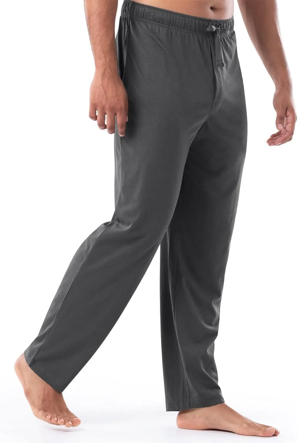 Mens Casual Pants Straight Leg Athletic Joggers Resort Wear Yoga Stretch Elastic Waist Comfy Pants Lounge Trousers