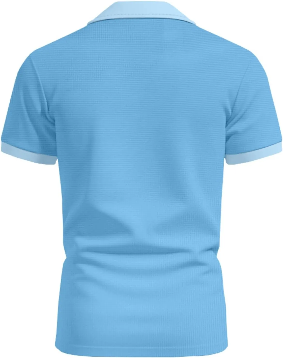 Mens Fashion Golf Shirts Short Sleeve Dry Fit Texture Performance Moisture Wicking Casual Collared Polo Shirt for Men