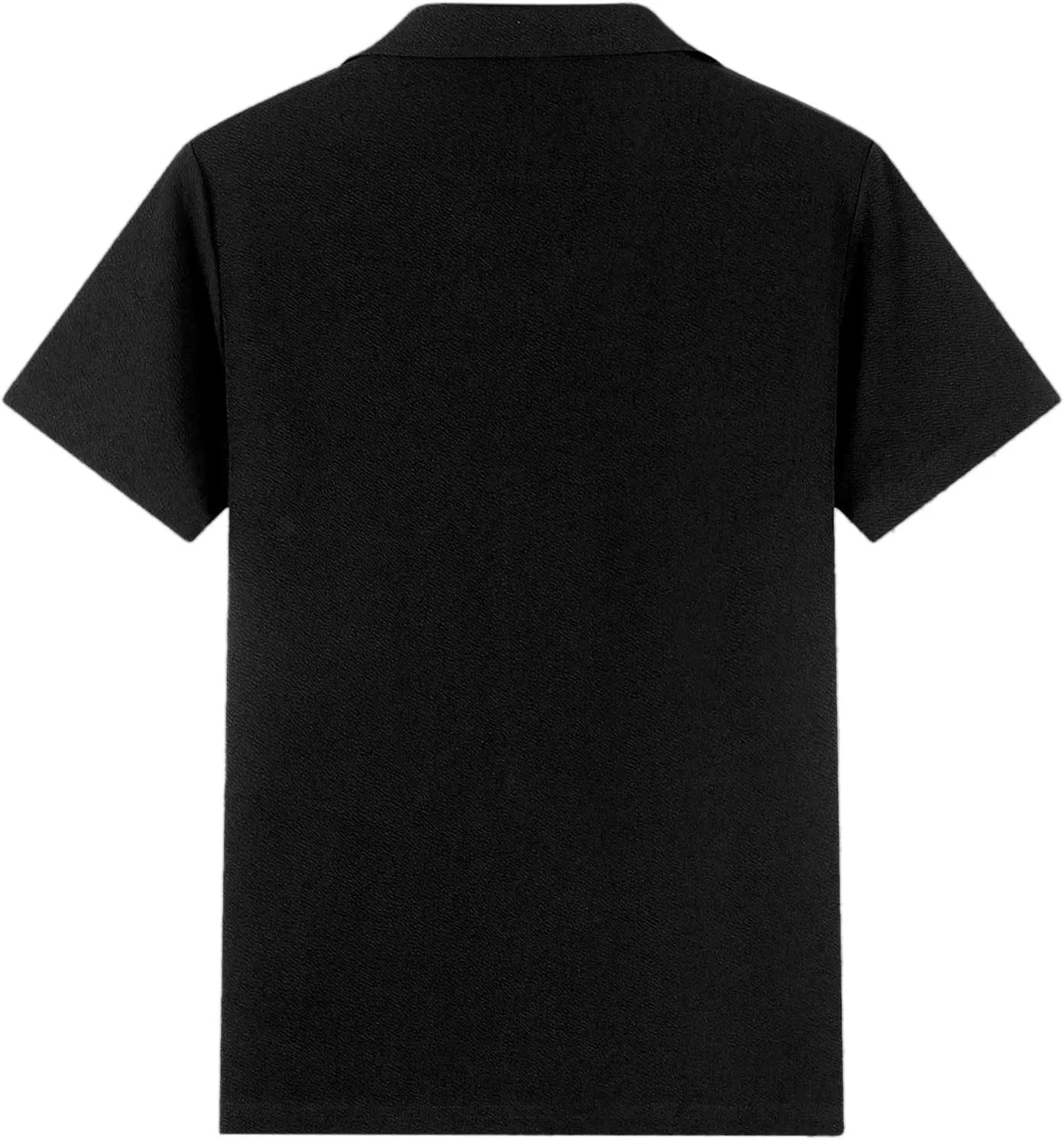 Men's Golf Polo Shirts Short Sleeve Striped Slim Fit Golf Shirt Lightweight Quick Dry Causal Classic Summer T-Shirt