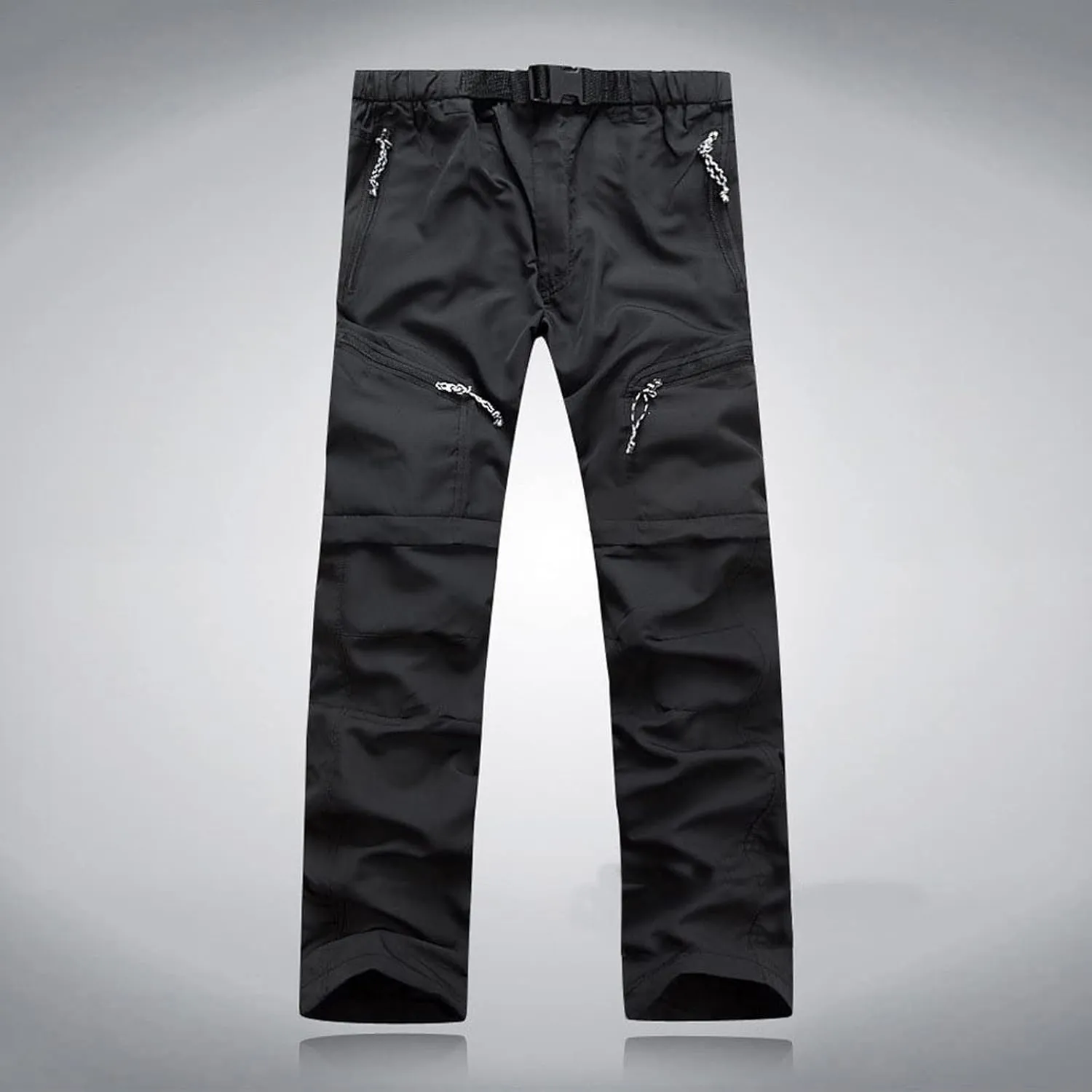 Men's Hiking Pants Zip Off Quick Dry Lightweight Cargo Pants Outdoor Travel Pants Stretch Athletic Pants Safari