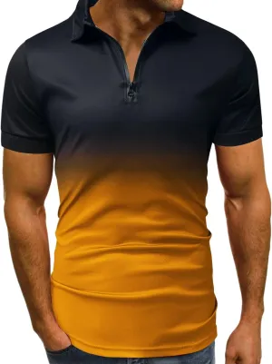 Men's Polo Shirt Quick Dry Wrinkle Free Moisture Wicking Performance Short Sleeve Polos Tactical Shirts Pique Golf Shirt