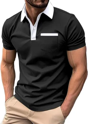 Men's Polo Shirts 2024 Set Summer Outfits Casual Short Sleeve Suit for Men 2 Piece Shorts Tracksuit Set Shirts for