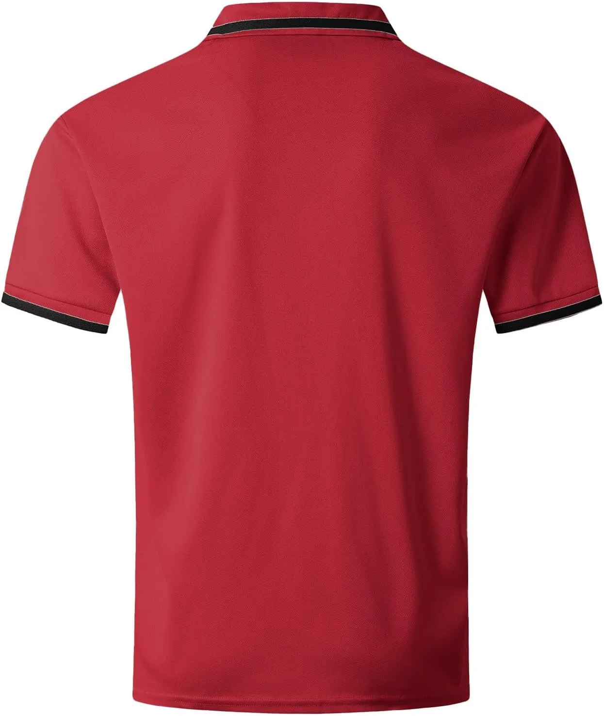 Men's Polo Shirts 2024 Short Sleeve Casual Polo T Shirt Color Block Slim Fit Golf Shirts with Pocket