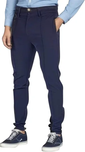 Mens Slim Fit Casual Pants with Pockets Skinny Stretch Tapered Chino Pant Straight Leg Business Dress Trousers for Men