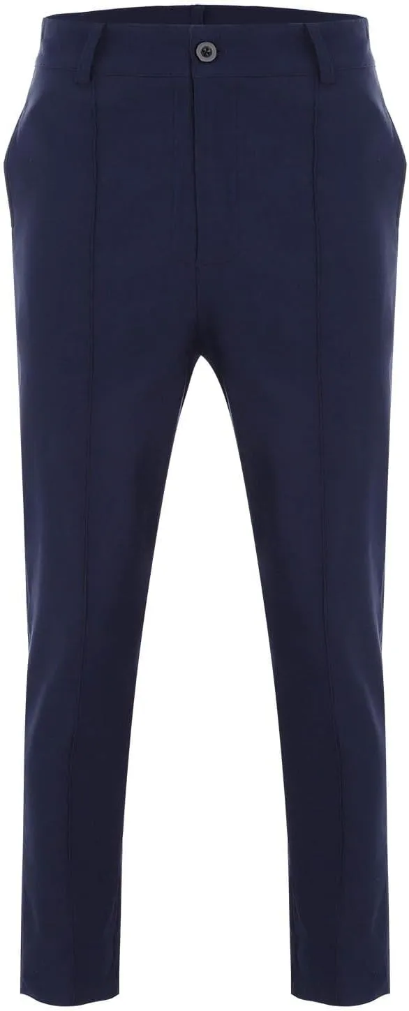 Mens Slim Fit Casual Pants with Pockets Skinny Stretch Tapered Chino Pant Straight Leg Business Dress Trousers for Men