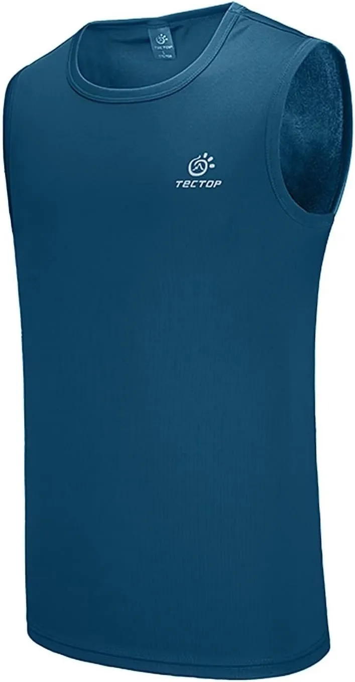 Men's Sports Tank Top Sleeveless Quick Dry Athletic Gym Shirts for Beach Running Workout