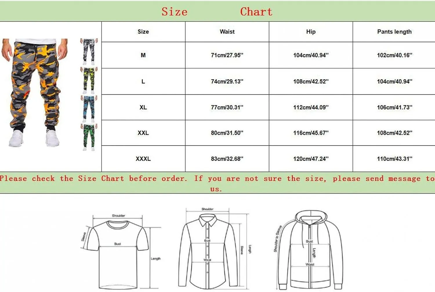 Men's Straight-fit Cargo Pants - Casual Tactical Pants Work Cargo Hiking Pants Camouflage Combat Cargo Trousers