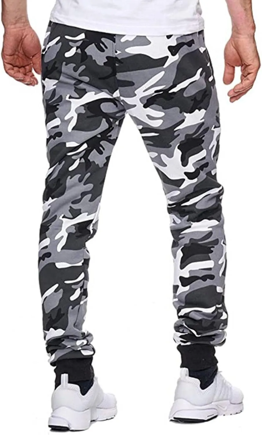 Men's Straight-fit Cargo Pants - Casual Tactical Pants Work Cargo Hiking Pants Camouflage Combat Cargo Trousers