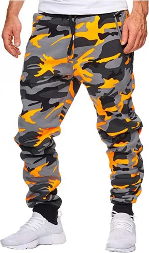 Men's Straight-fit Cargo Pants - Casual Tactical Pants Work Cargo Hiking Pants Camouflage Combat Cargo Trousers