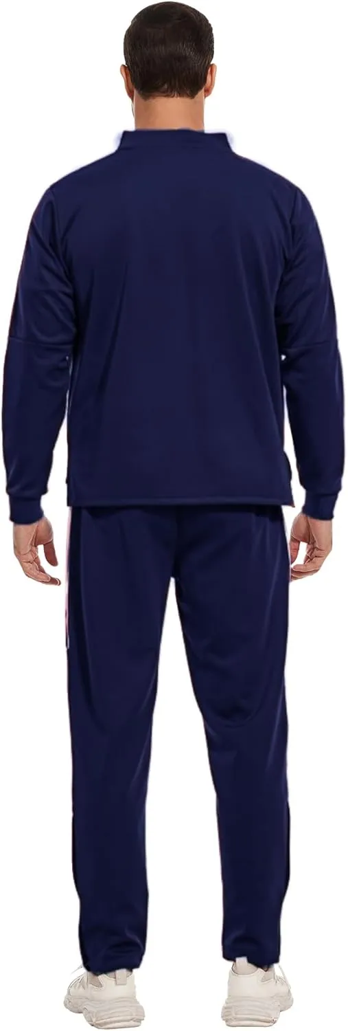 Men's Tracksuits Sweatsuits 2 Piece Casual Sweat Jogging Suit Set Athletic Full Zip Hoodies and Sweatpant Outfits