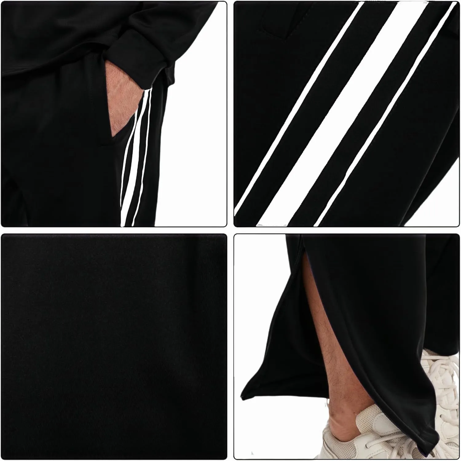 Men's Tracksuits Sweatsuits 2 Piece Casual Sweat Jogging Suit Set Athletic Full Zip Hoodies and Sweatpant Outfits