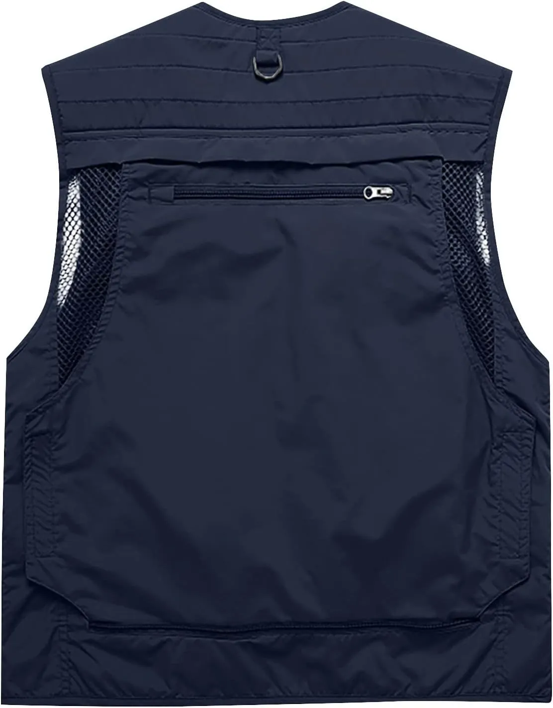 Men's Vests Lightweight Fashion Casual Solid Outdoor Quick-Drying Vest Jacket Tops Slim Fit, M-7XL