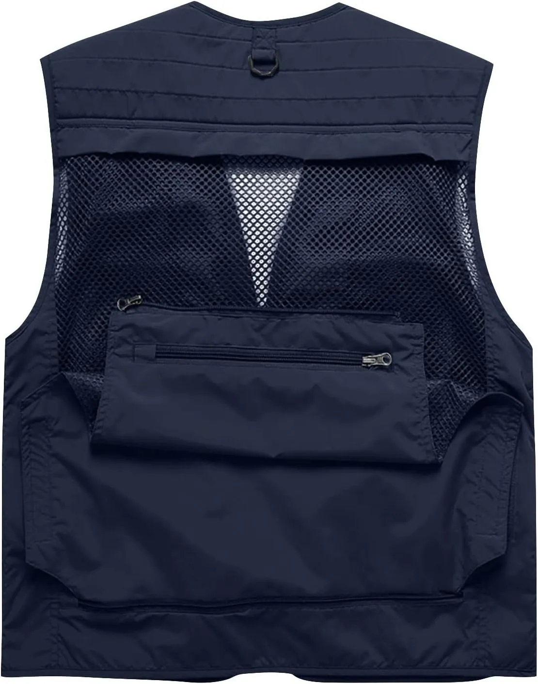 Men's Vests Lightweight Fashion Casual Solid Outdoor Quick-Drying Vest Jacket Tops Slim Fit, M-7XL