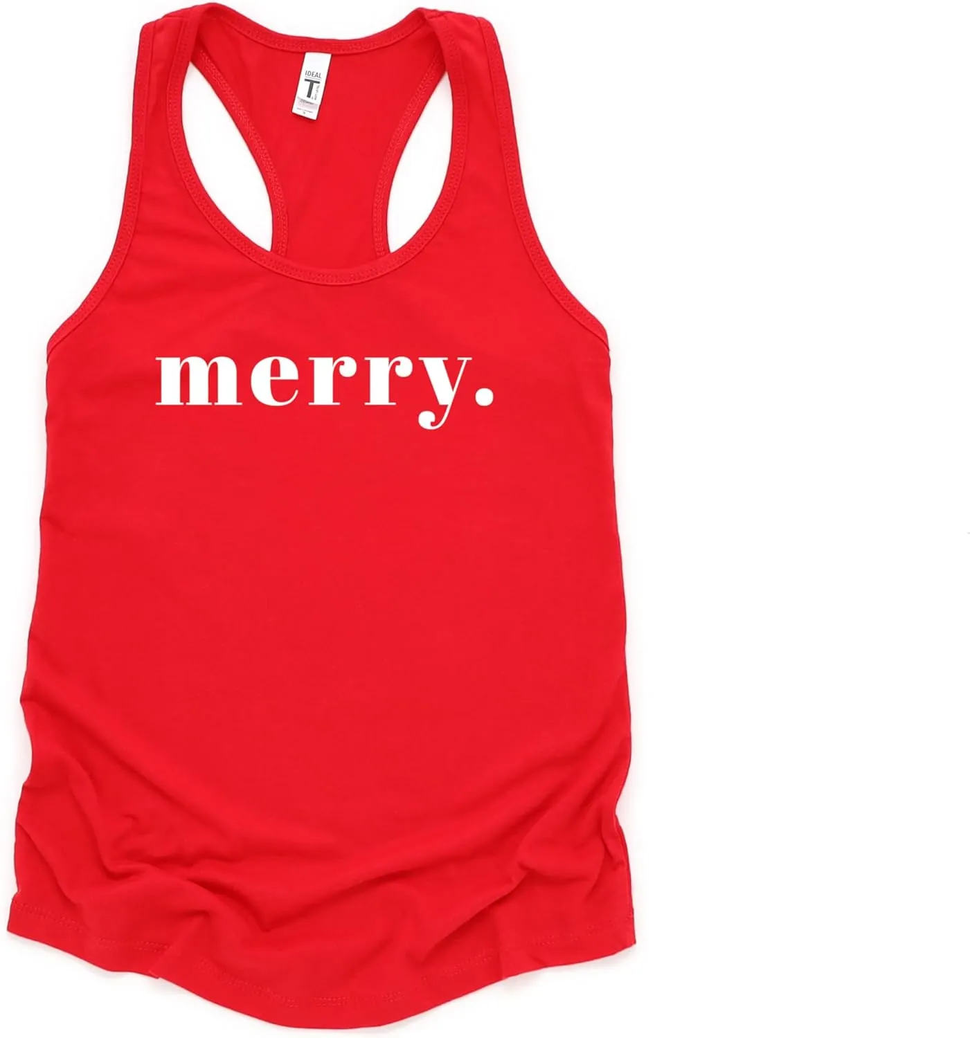 Merry Christmas Workout Tank Top for Women | Merry Fitmas Tank | Christmas Tank Top
