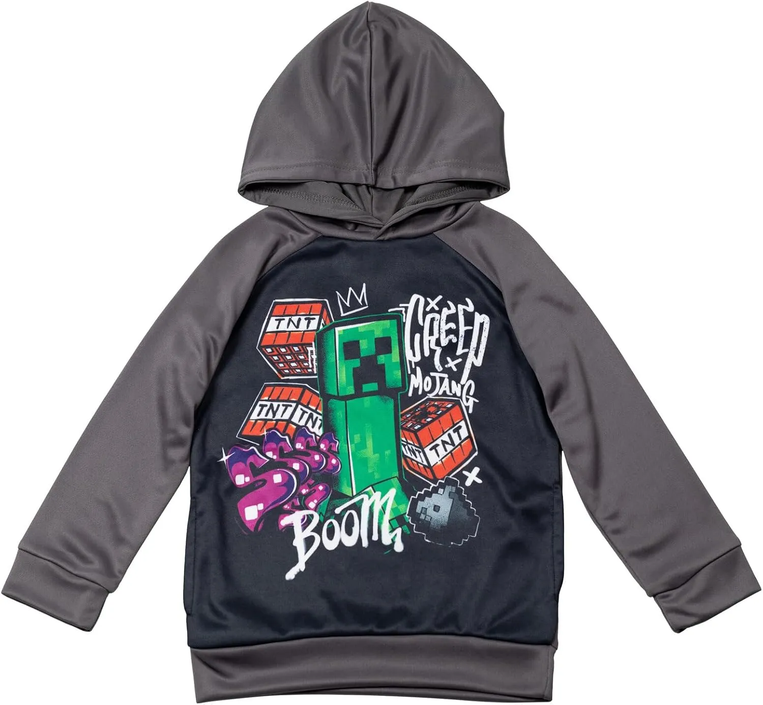 Minecraft Fleece Pullover Hoodie Little Kid to Big Kid Sizes (4-18-20)